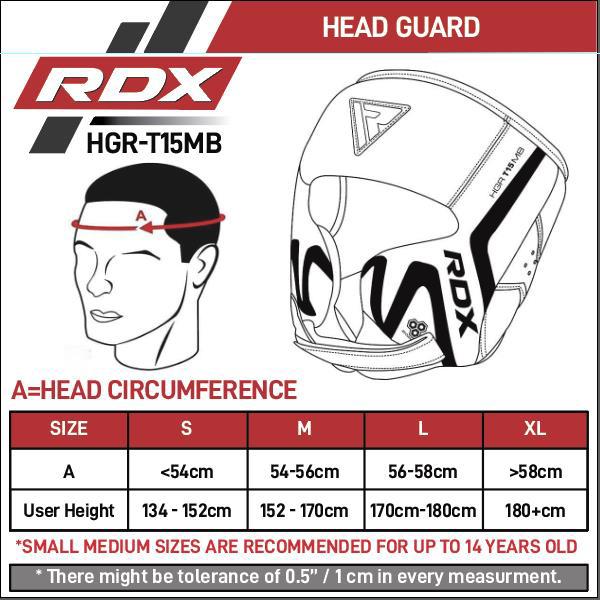 RDX T15 NOIR BLACK HEAD GUARD