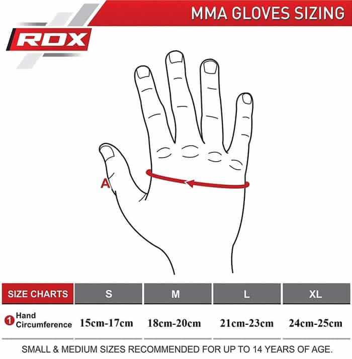 RDX MMA Gloves Martial Arts Combat Punch Training Sparring Fighting  Grappling