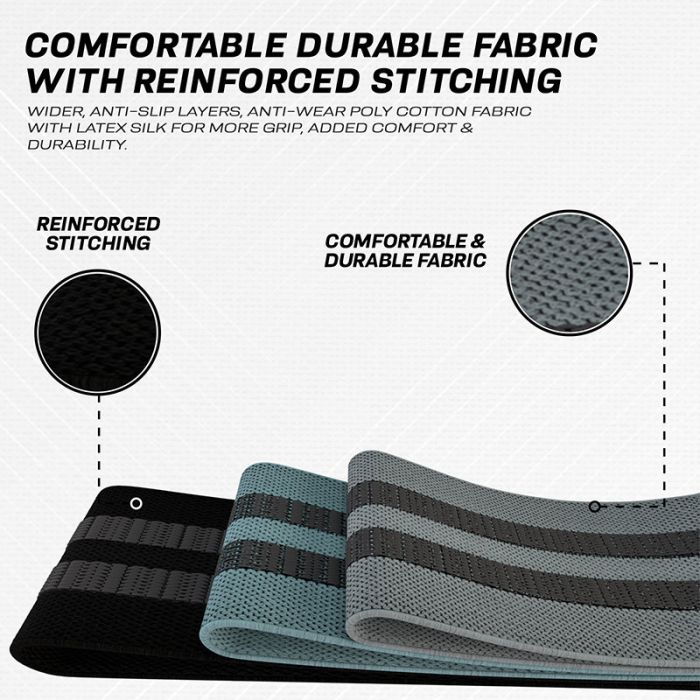 RDX HEAVY-DUTY FABRIC RESISTANCE TRAINING BANDS