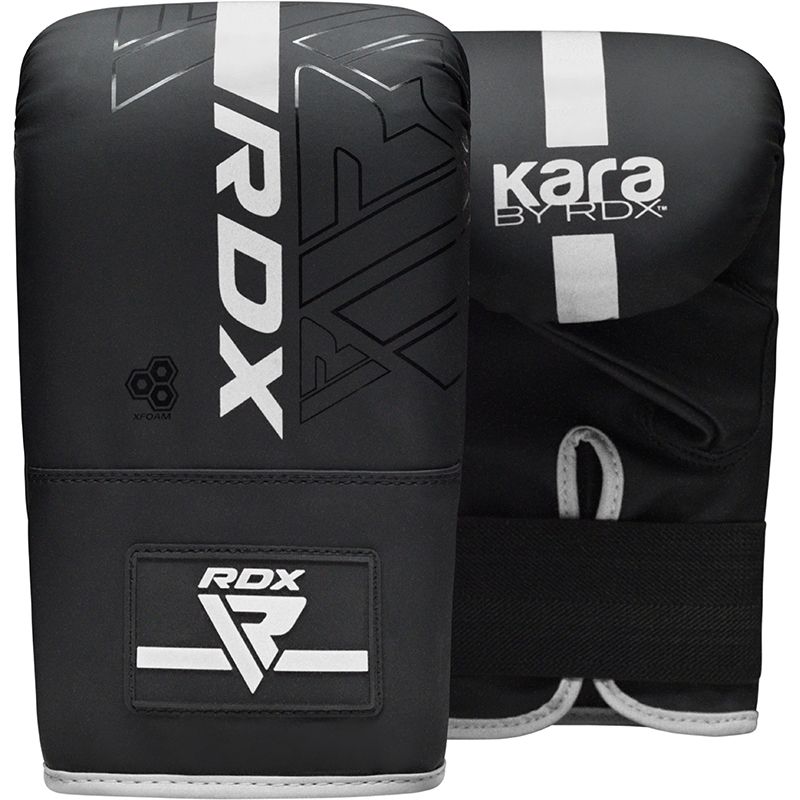 RDX F6 KARA Boxing Bag Mitts 4OZ BLACK