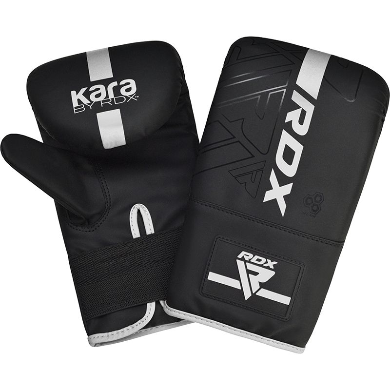 RDX F6 KARA Boxing Bag Mitts 4OZ BLACK