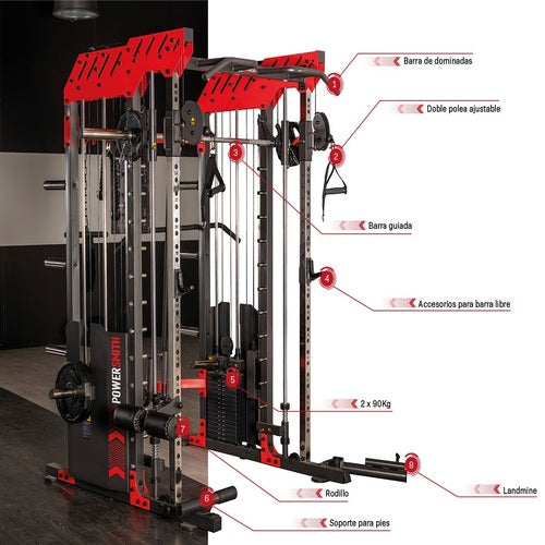 BH Fitness Light Commercial G145 Power Smith Series