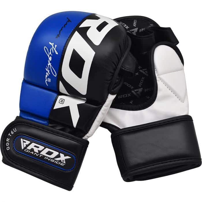 grappling gloves blue