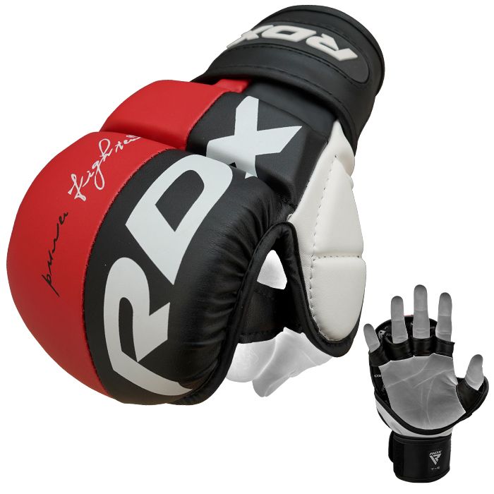 RDX Grappling Gloves Red