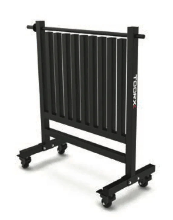 Toorx RMV-B Vinyl Dumbbell Rack on Wheels